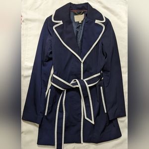 Banana Republic jacket dark navy with white trim size XS